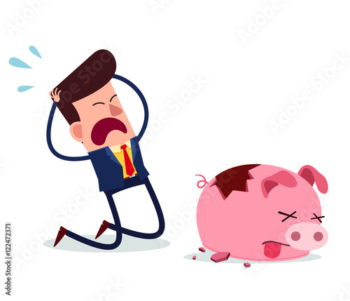 desperate businessman