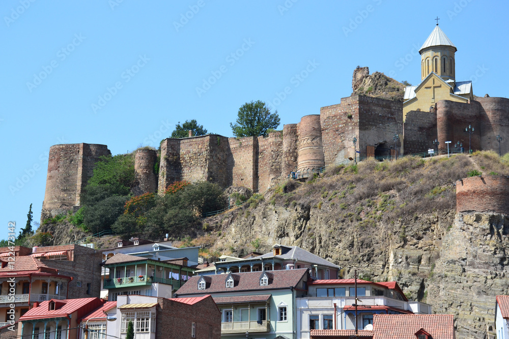 View of Tbilisi Old town Sololaki