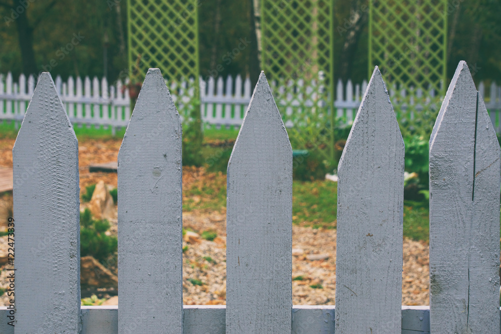 gray fence, garden, orchard and garden gray fence, garden, orchard and garden