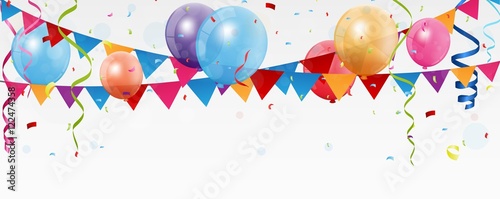 Birthday celebration banner 