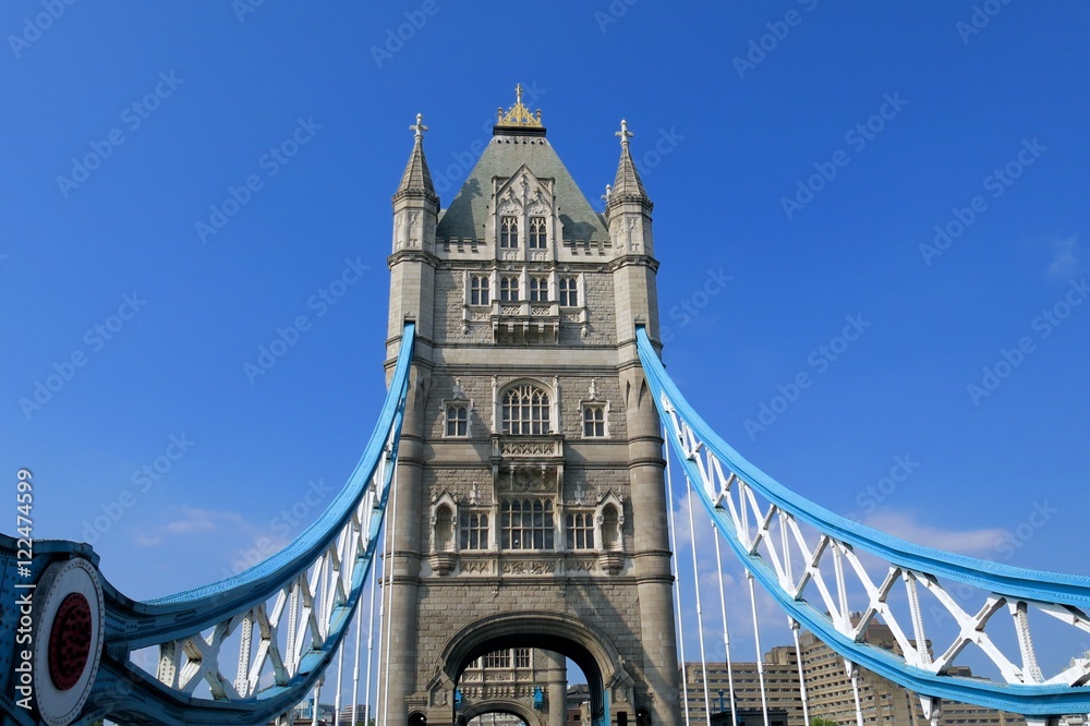 Obraz premium Tower Bridge, London, pedestrian view