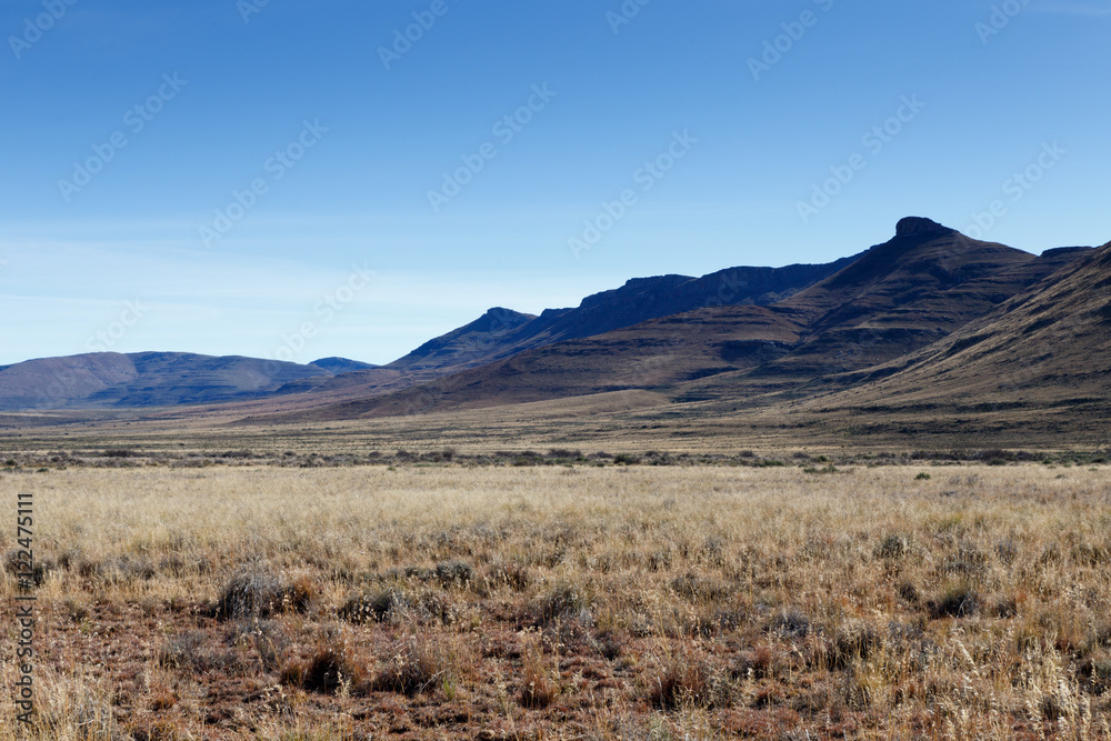 Landscape view of the mountains in Graaff-Reinet Landscape view of the mountains in Graaff-Reinet