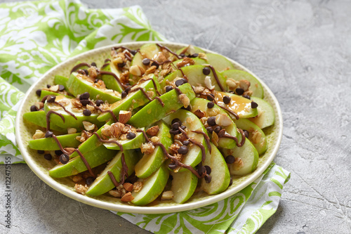 Slika na platnu Loaded apple nachos