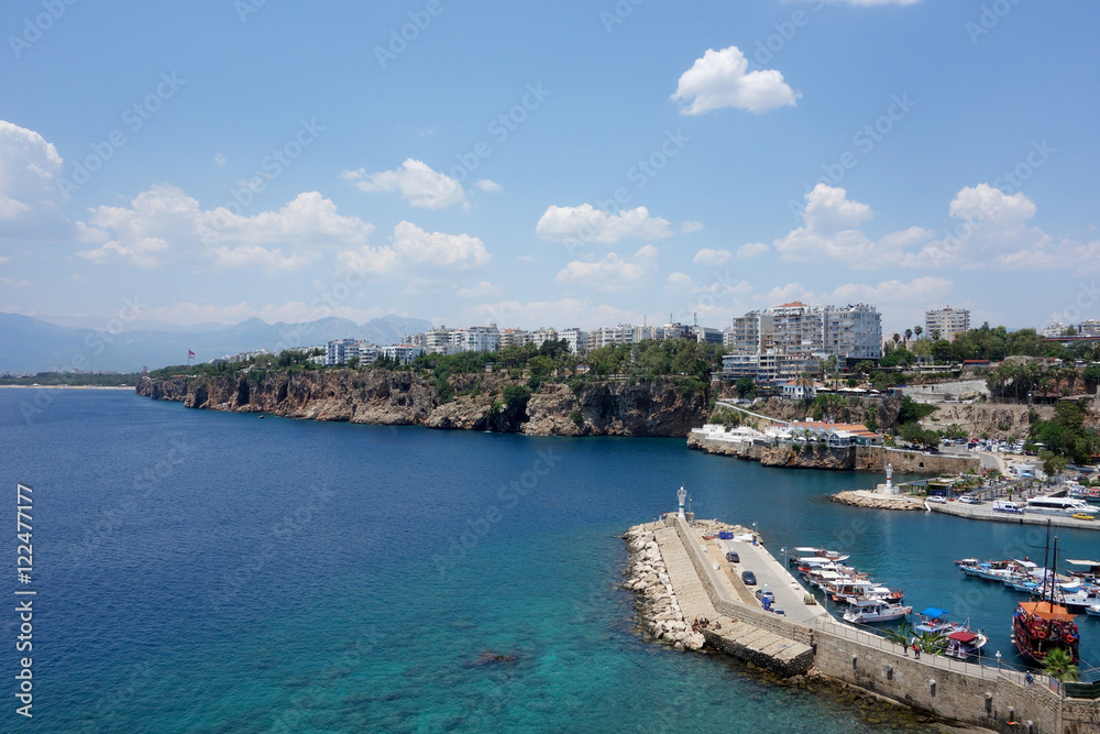 Fototapeta premium Boats at the old harbor