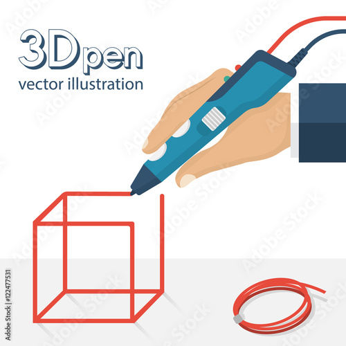 3d pen vector
