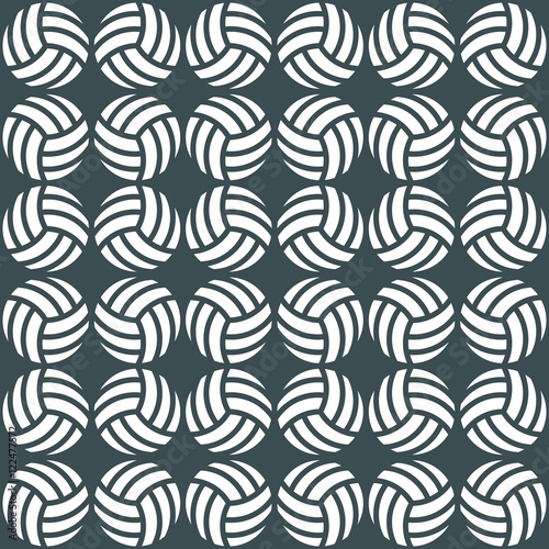 volleyball pattern 1 / Seamless pattern of volleyball  balls for sports design.