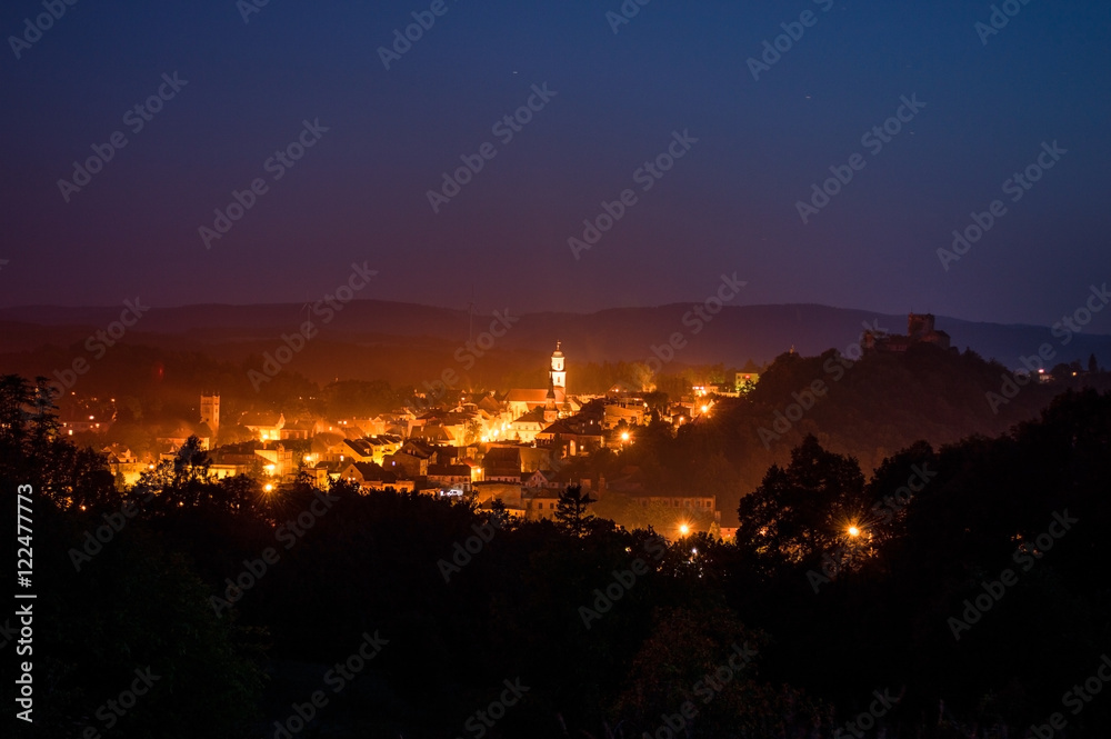 Fototapeta premium Bolkow Town at Night