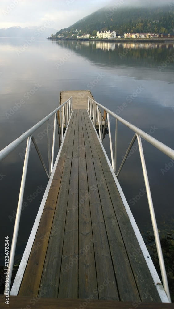 Small pier Namsos port