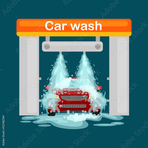 car wash services, auto cleaning with water and soap