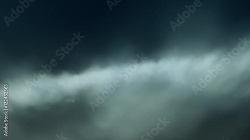 A 20 second loop of simulated flight through clouds.