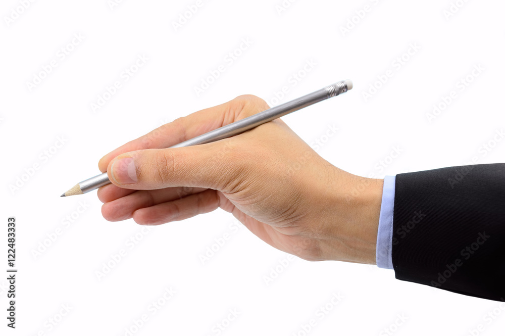businessman aiming over a whiteboard businessman aiming over a whiteboard