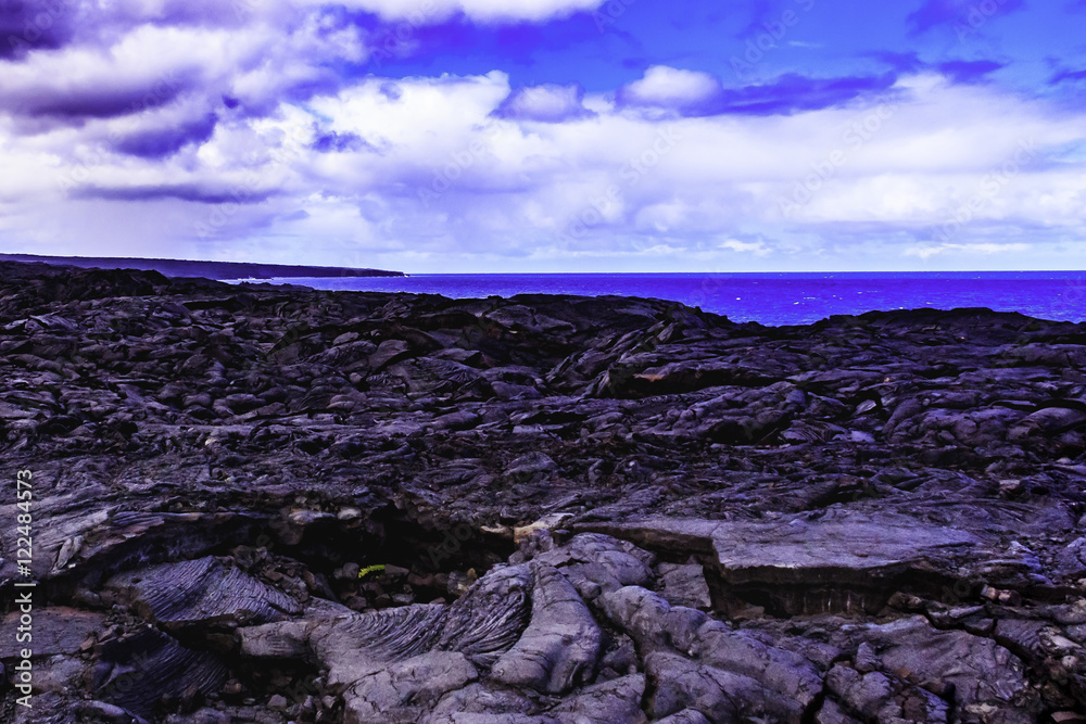 Lava on the Big Island of Hawaii Stock Photo | Adobe Stock