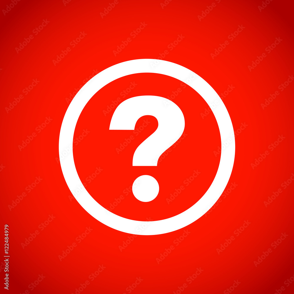 help icon stock vector illustration flat design