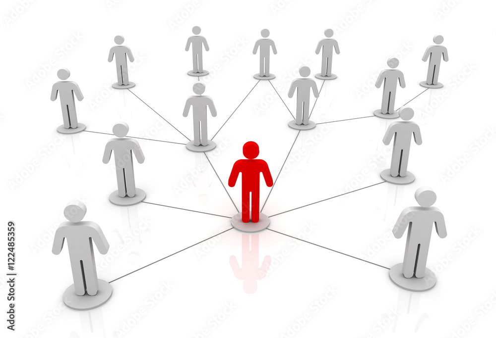 people network connections 3d illustration people network connections 3d illustration