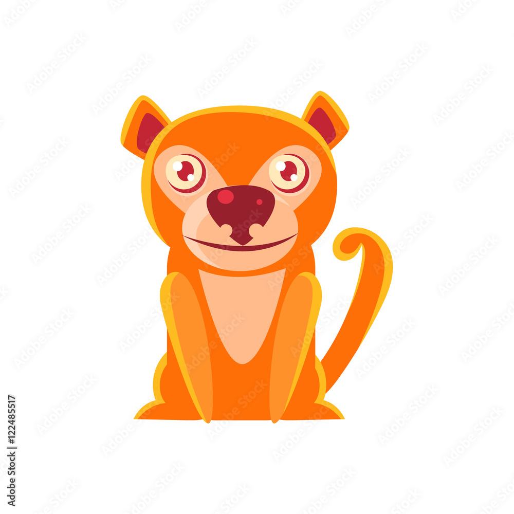 Naklejka premium Monkey Toy Exotic Animal Drawing