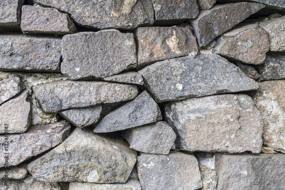 Gray stone wall texture background