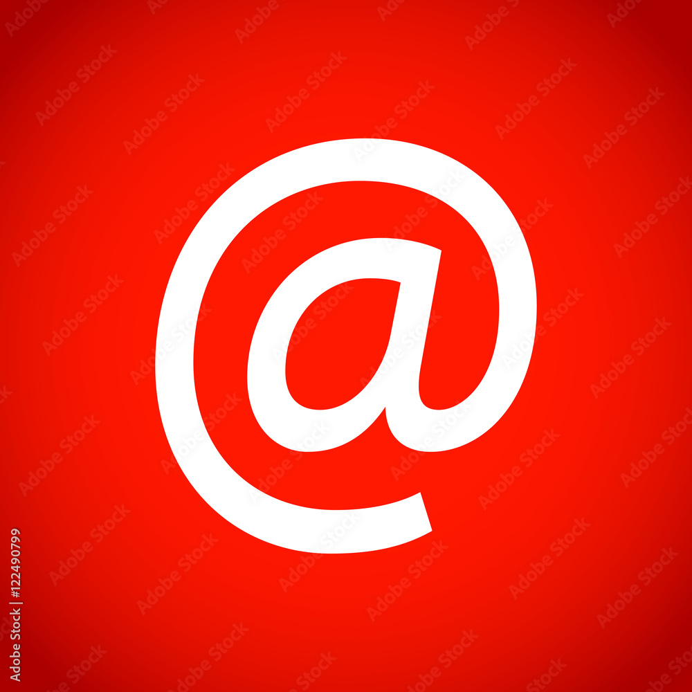 email icon stock vector illustration flat design email icon stock vector illustration flat design