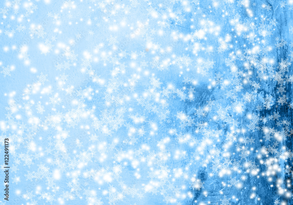 Christmas background with snowflakes. Abstract background