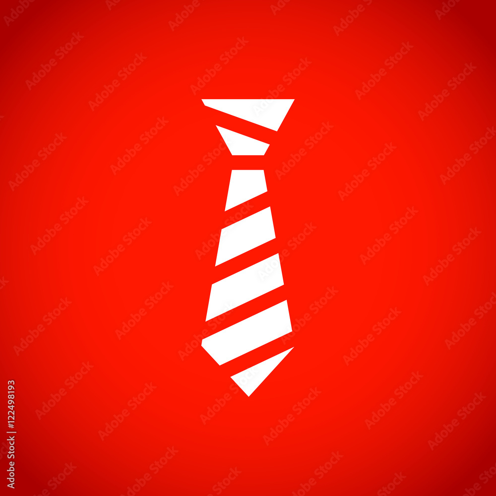 Tie icon vector stock vector illustration flat design Tie icon vector stock vector illustration flat design