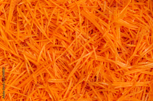 Texture of  grated carrot