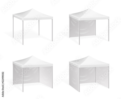 Vector canopy. Pop up tent for outdoor event