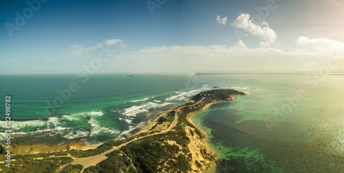 Aerial view of Point Nepean National Park