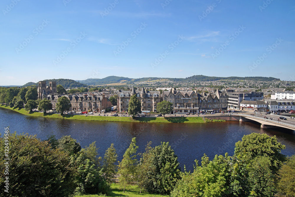Panorama von Inverness in Schottland