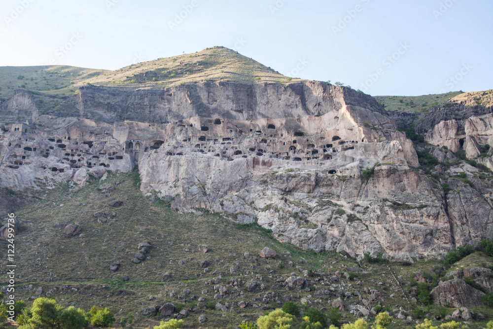 Cave dwellings in Vardzia, Georgia