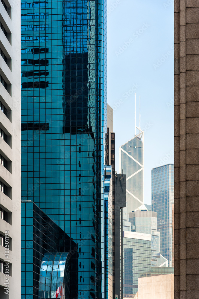 Obraz premium Condominium style : Travel Hong Kong.