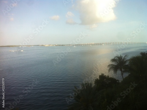 Seaside View With Clouds