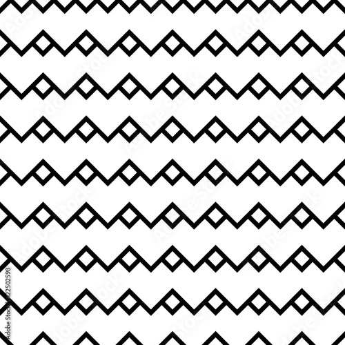 Tile black and white triangle vector pattern or website background
