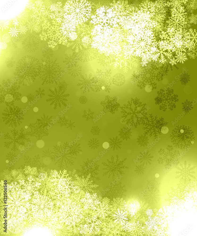 Background green for greeting cards with snowflakes and abstract pattern. Background green for greeting cards with snowflakes and abstract pattern.