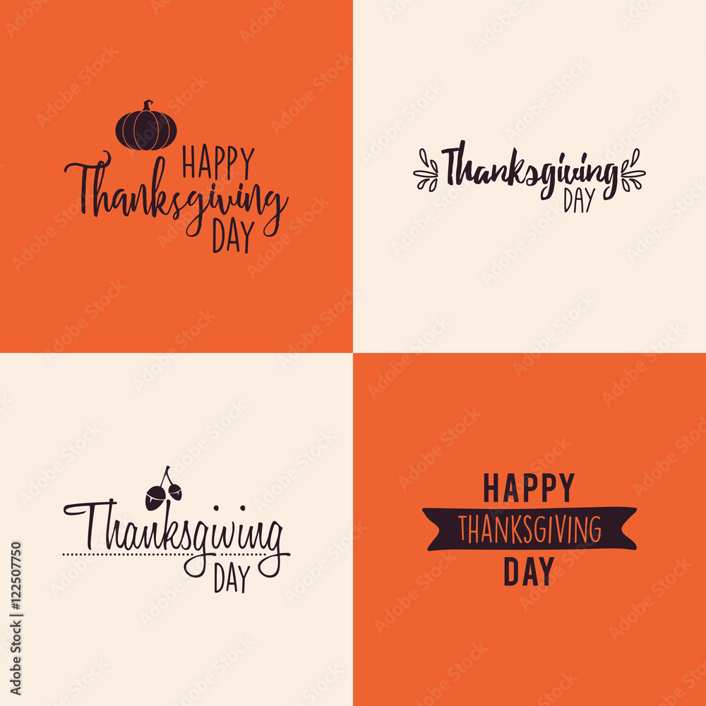Fototapeta premium Happy Thanksgiving Day