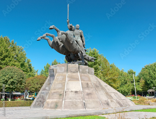 Yerevan. Armenia. Monument Zoravar Andranik. photo