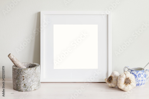 Kitchen themed frame mockup