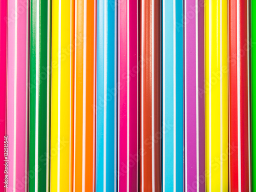 Abstract background from row of colorful pen