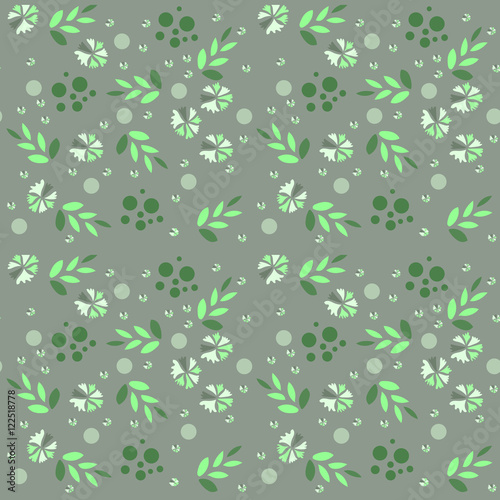 Abstract Elegance Seamless pattern with floral background. Vector illustration