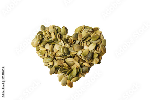 Heart of sunflower seeds