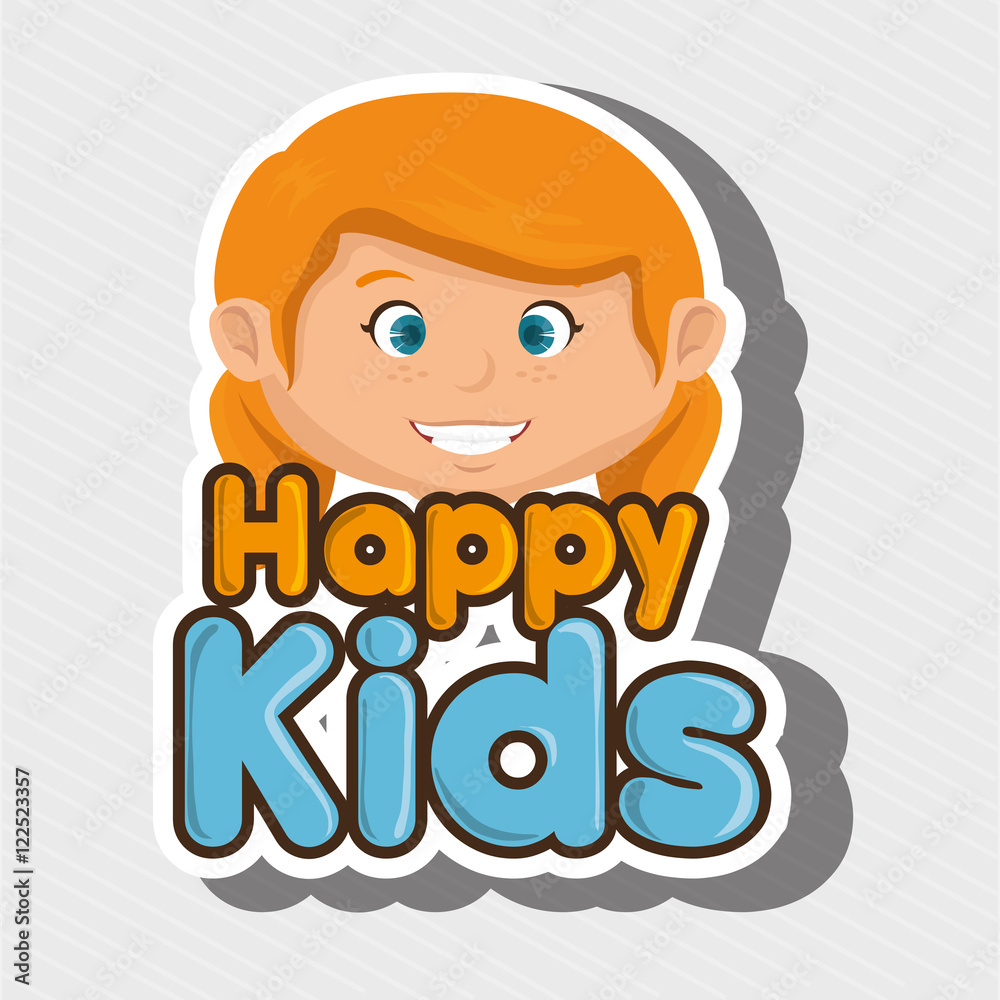 cartoon girl happy kids smile vector illustration eps 10 cartoon girl happy kids smile vector illustration eps 10