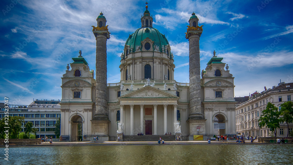 Die Kalrskirche in Wien - The Church of St. Karl in Vienna