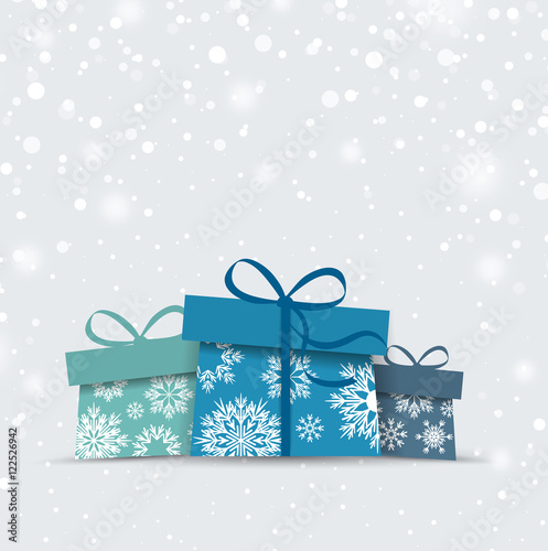 Vector Christmas presents