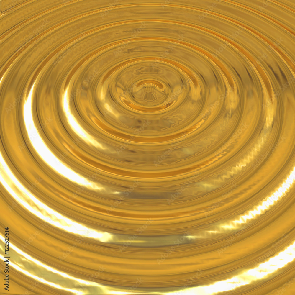 Abstract Golden Wavy background, 3d render Abstract Golden Wavy background, 3d render