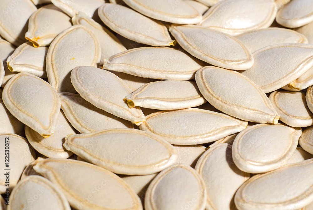 Pumpkin seeds closeup Pumpkin seeds closeup