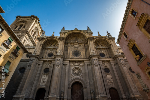 View of the facade of the Granada Cathedral (Cathedral of the Incarnation - Santa Iglesia Catedral Metropolitana de la Encarnación de Granada), Spain © Tomasz Czajkowski