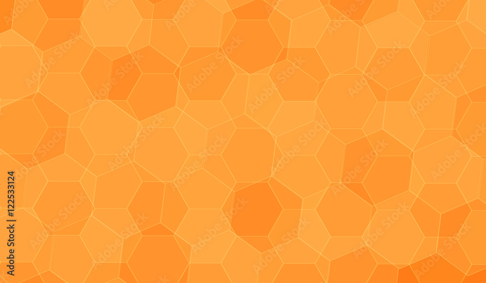 Orange polygon background Orange polygon background