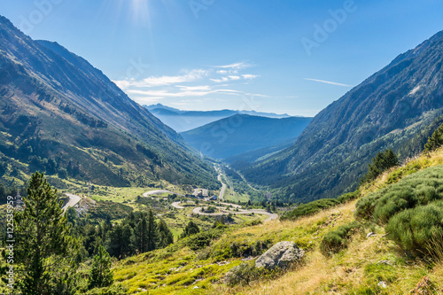 View of the Gerdar Valley at "Bonaigua Pass" in Catalonia, Spain. © zkcristian