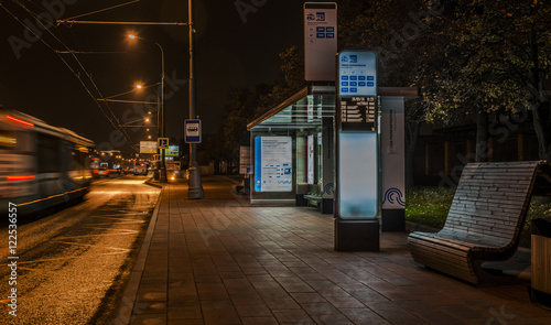 Public transport in Moscow.