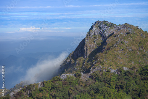 Landscape view of Chiang dao mountain area, Chiang mai, Thailand