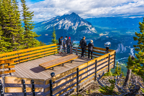 Views from Sulphur Mountain, Banff, Alberta, Canada photo