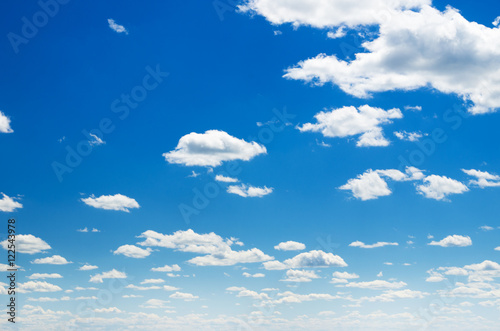 clouds in the blue sky